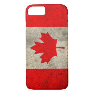 Canada Flag in Grunge Case-Mate iPhone Case
