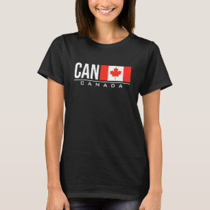 Canada Flag International Country Code Can Sports T-Shirt