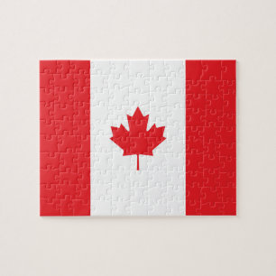 Canada flag jigsaw puzzle