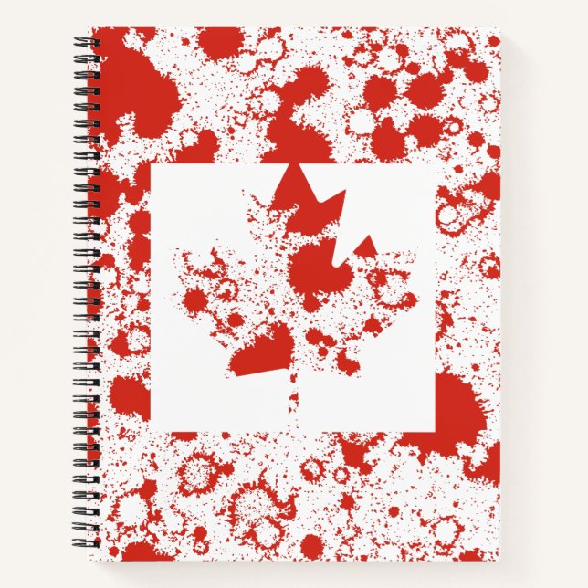 CANADA FLAG KCALIMA effect by Masanser Notebook (Front)