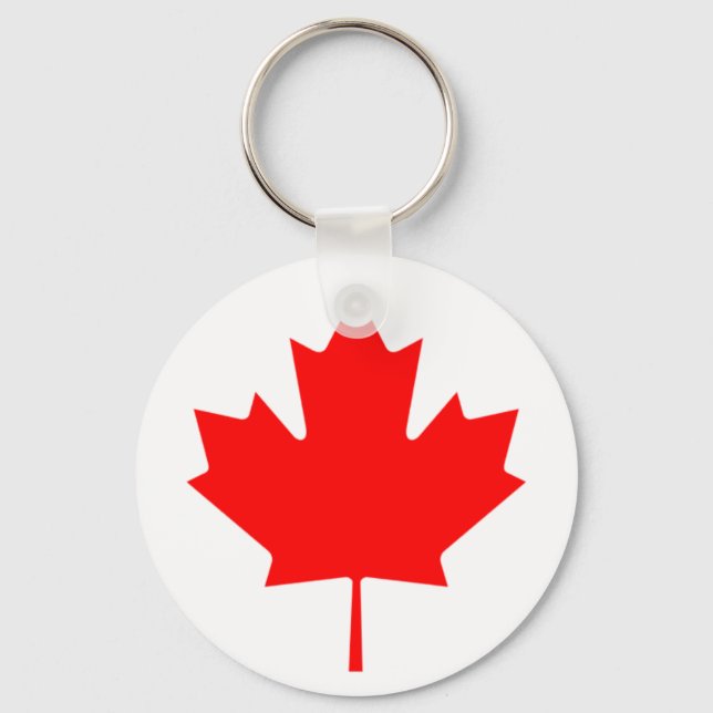 Canada flag key ring (Front)