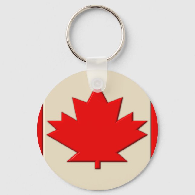 Canada Flag Key Ring (Front)