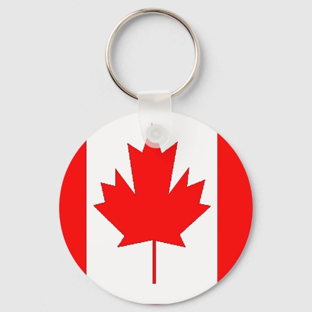 Canada flag key ring (Front)