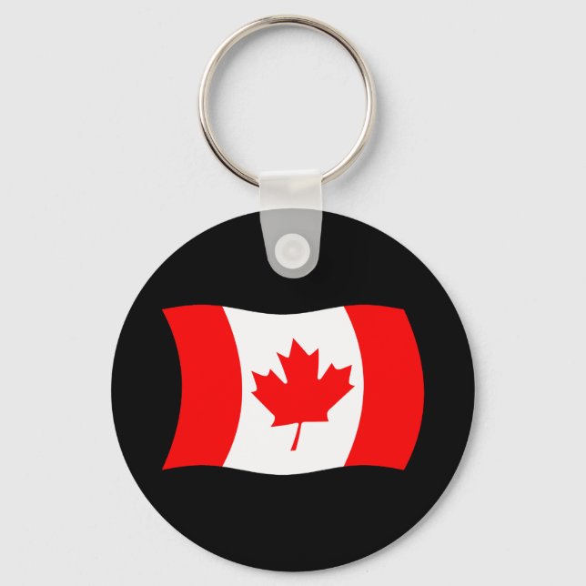 Canada Flag Keychain (Front)