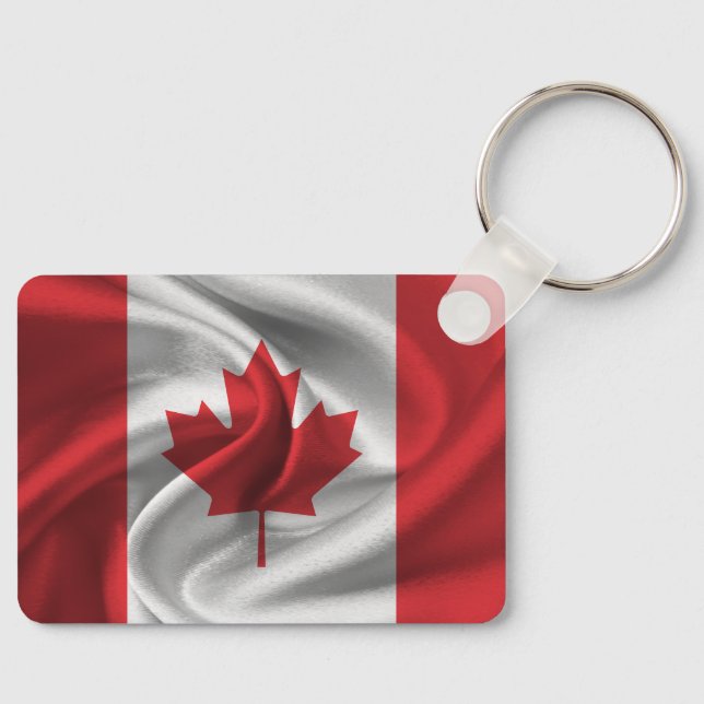 Canada Flag Keychain (Front)