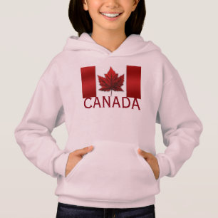 Canada Flag Kid's Hoodie Shirt Canada Souvenir Top