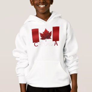 Canada Flag Kid's Hoodie Shirt Canada Souvenir Top