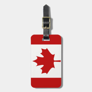 Canada Flag Luggage Tag (add your address on back)