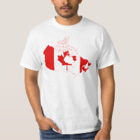 Canada Flag map CA