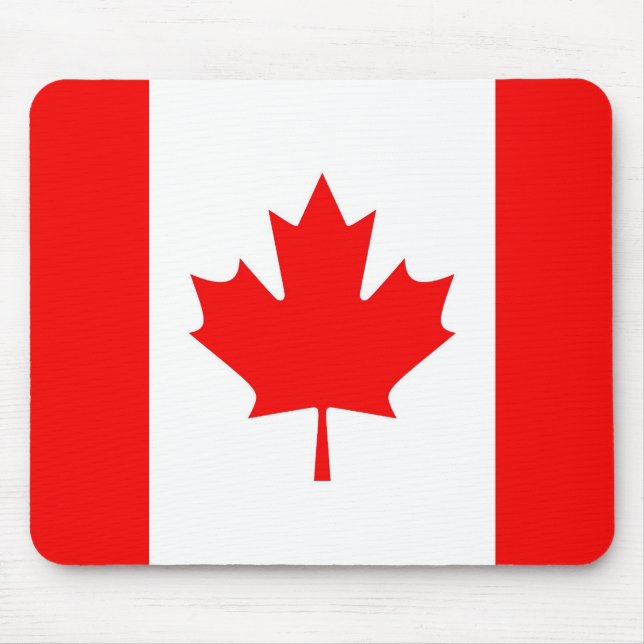 Canada Flag Mouse Pad (Front)