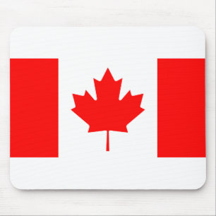 Canada flag mouse pad