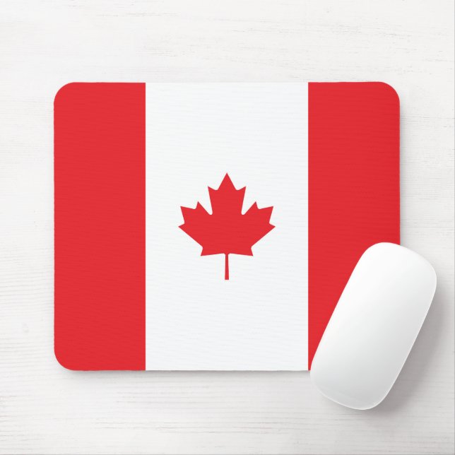 Canada flag mouse pad (With Mouse)