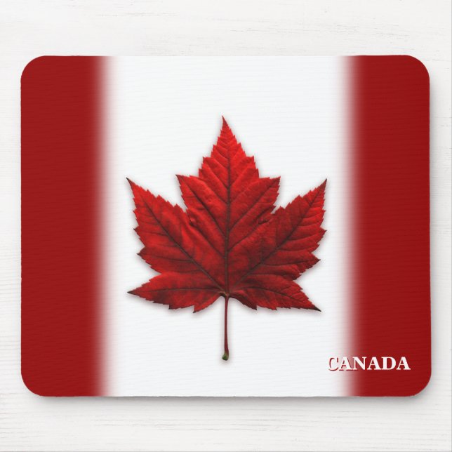 Canada Flag Mousepad Canada Maple Leaf Mousepad (Front)