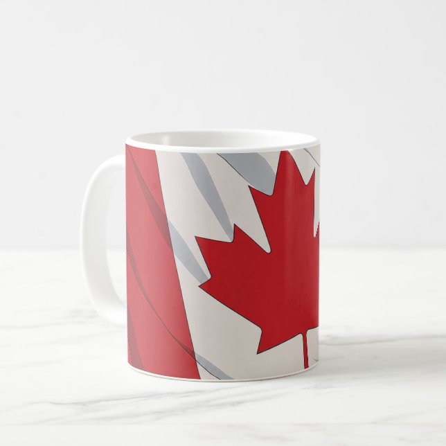 Canada Flag Mug (Front Left)