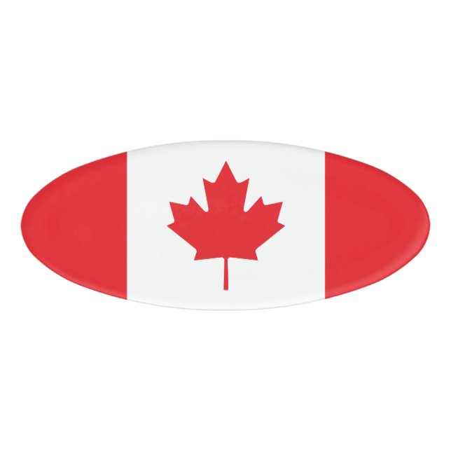 Canada flag name tag (Front)