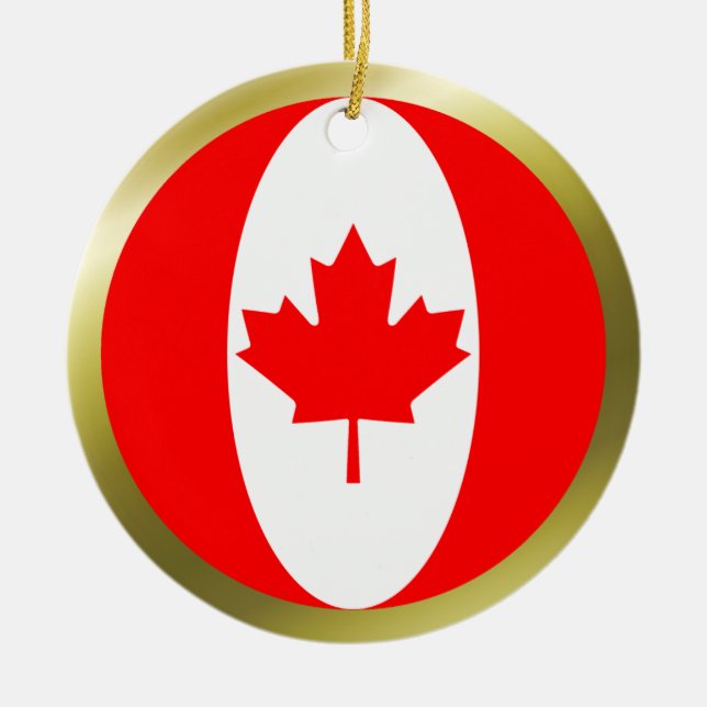Canada Flag Ornament (Front)