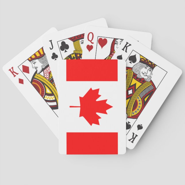 Canada flag playing cards (Back)