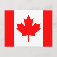Canada Flag Post Card