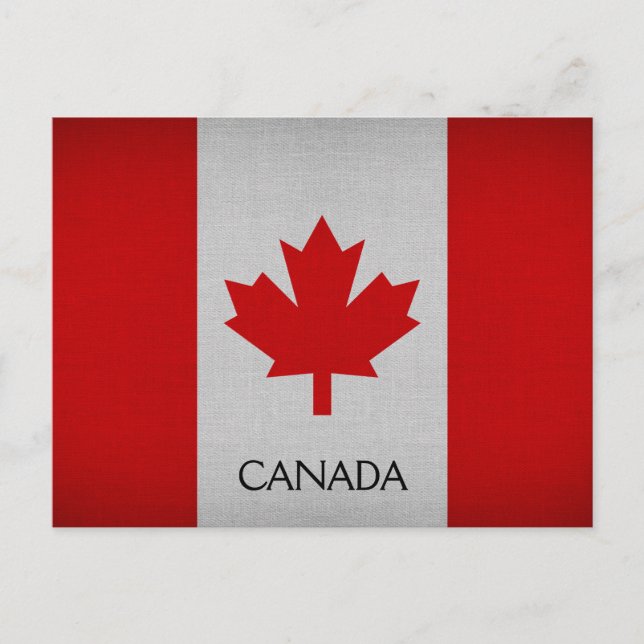 Canada Flag Postcard (Front)