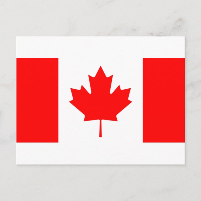 Canada Flag Postcard (Front)