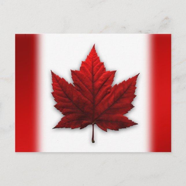 Canada Flag Postcards Canadian Souvenir Postcards (Front)