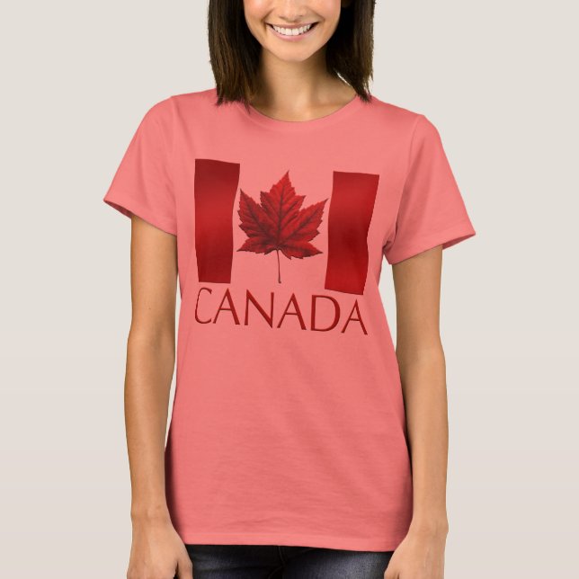 Canada Flag Shirt Plus Size Canada Baseball Jersey (Front)