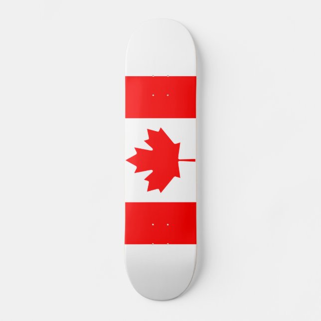 Canada Flag Skateboard (Front)