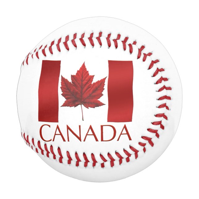 Canada Flag Souvenir Baseballs (Front Right)