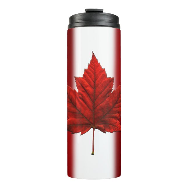 Canada Flag Souvenir Tumbler Travel Mug (Front)