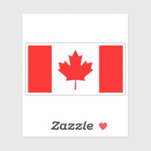 Canada Flag Sticker, Vinyl Travel Stickers, Canad