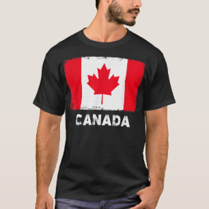 Canada Flag Support Canadian People Women Men Gift T-Shirt