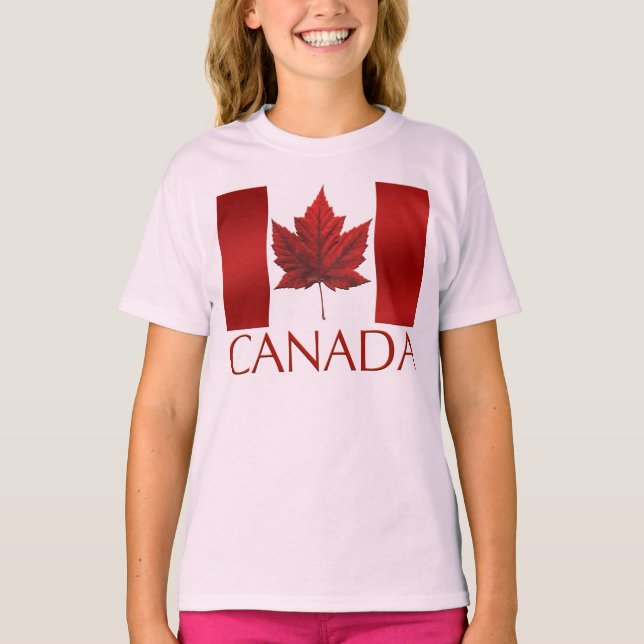 Canada Flag Sweatshirt Kid's Canada Souvenir Shirt (Front)