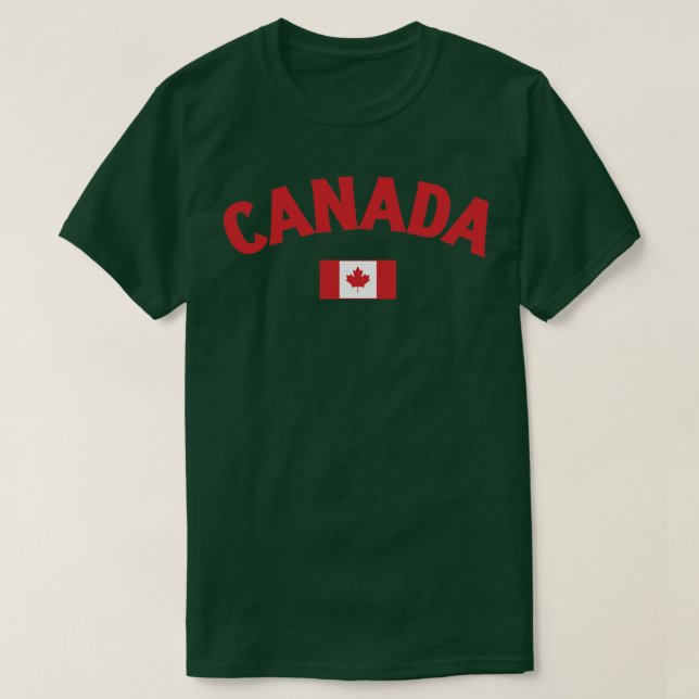 Canada Flag T-Shirt (Design Front)