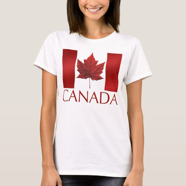 Canada Flag Tank Top Women's Canada Souvenir Shirt (Front)