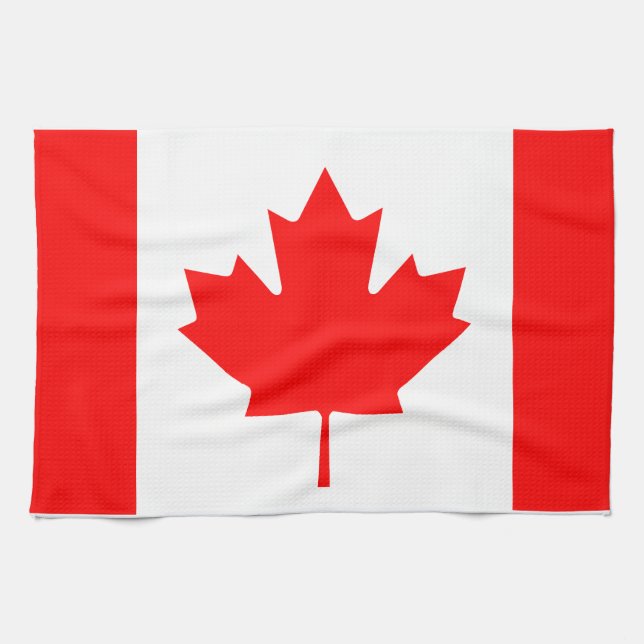 Canada Flag Tea Towel (Horizontal)