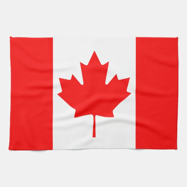 Canada Flag Tea Towel (Horizontal)
