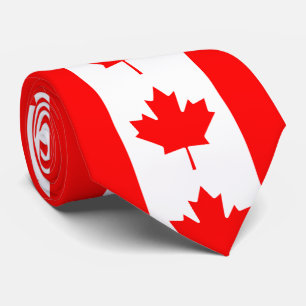Canada Flag Tie