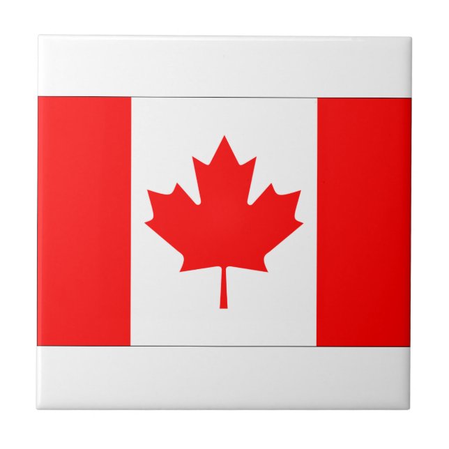 Canada Flag Tile (Front)