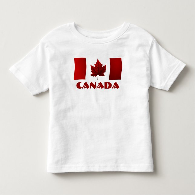 Canada Flag Toddler / Baby T-shirt Retro Souvenir (Front)