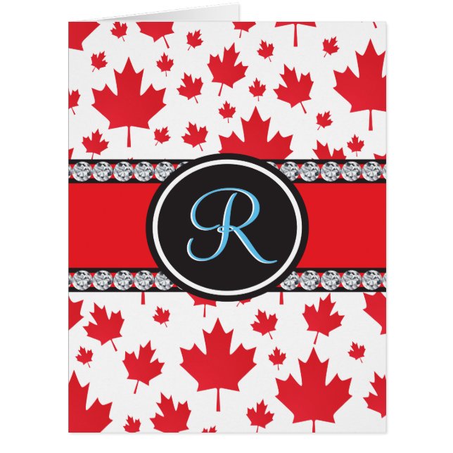 Canada Flag Unique Abstract Budget Monogram (Front)