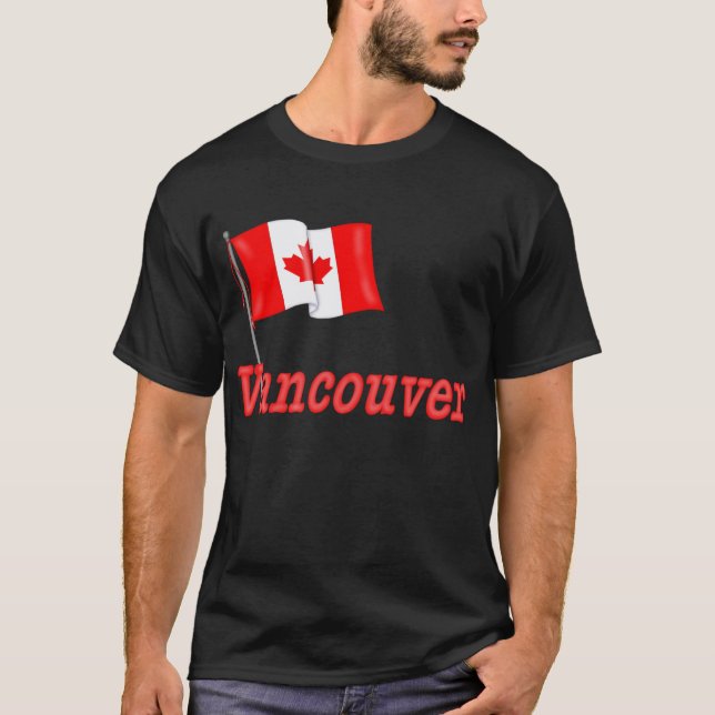 Canada Flag - Vancouver T-Shirt (Front)