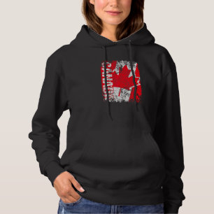 Canada Flag Vintage Distressed Canada   Hoodie