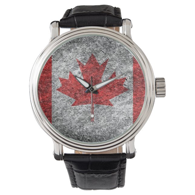 Canada Flag Vintage Watch (Front)