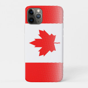 Canada Flag With Halftone Effect Case-Mate iPhone Case