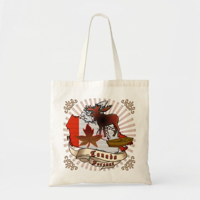 Canada Forever Tote Bag (Front)
