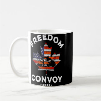 Canada Freedom Convoy 2022 Canadian Truckers Suppo Coffee Mug
