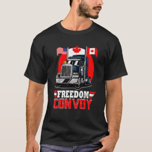 Canada Freedom Convoy 2022 Canadian Truckers Suppo T-Shirt
