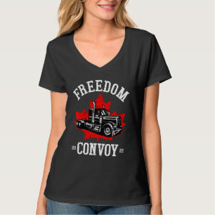 Canada Freedom Convoy 2022 Canadian Truckers Suppo T-Shirt