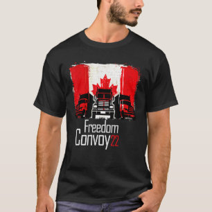 Canada Freedom Convoy 2022 Flagge Der Kanadischen T-Shirt