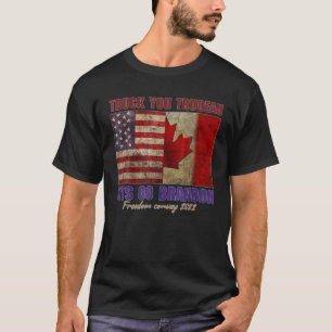 Canada Freedom Convoy 2022 Support Canadian Trucke T-Shirt